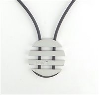 Necklace Bliss Woman in Steel Diamante LOAC - LOAC